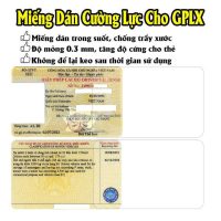 Miếng dán cường lực Nano chuyên dụng bảo quản thẻ CCCD và GPLX bền bỉ và chuyên nghiệp