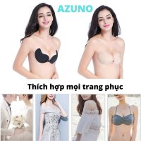 Miếng dán ngực silicone hình xoài siêu dính tạo khe và đẩy ngực chuyên dụng cho váy áo