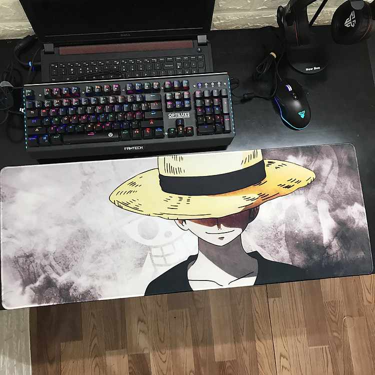 Miếng lót chuột One Piece khổ rộng 80x30cm bảo hành chính hãng chất lượng in ấn đỉnh cao
