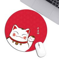 Miếng lót chuột tròn mẫu hoạt hình cute hàng chính hãng chất lượng cao dành riêng cho dân văn phòng