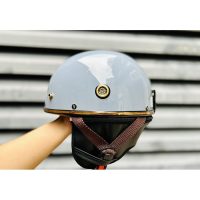 Mũ bảo hiểm Rona Pug nửa đầu thiết kế chuẩn an toàn kèm ốp tai che nắng độc đáo