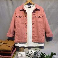 Mua ngay áo khoác kaki jean nam unisex sáu màu cơ bản chất lượng cao giá thành hợp lý