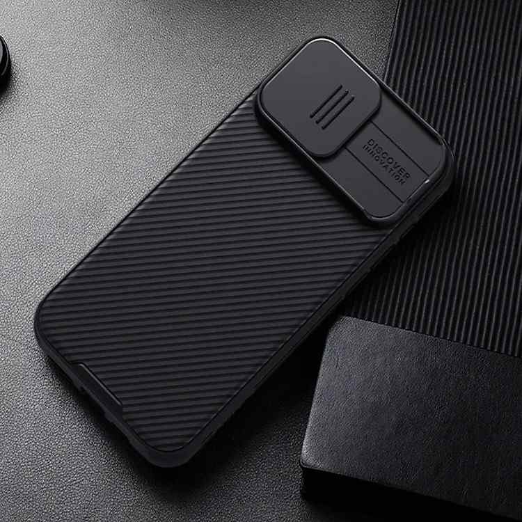 Nillkin Camshield iPhone 16 Pro Max ốp lưng chống sốc nắp trượt camera và lưng nhám PC