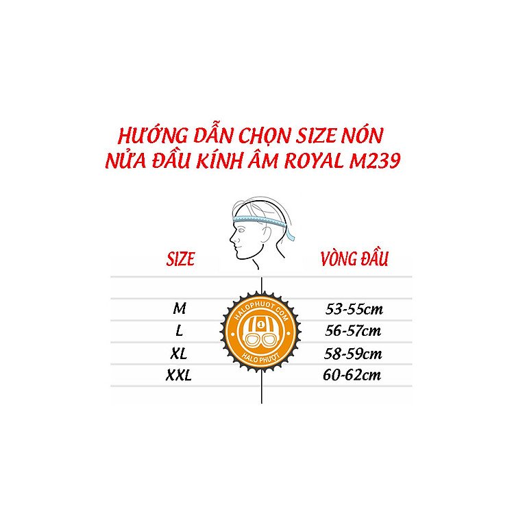 Nón bảo hiểm nửa đầu kính âm lót tháo rời tặng kèm tai mèo xinh xắn và khóa cài bền