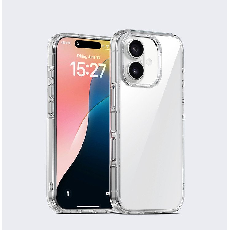 Ốp dẻo trong suốt phong cách mới cho iPhone 16 Series hàng nhập khẩu chất lượng cao