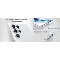 Ốp lưng cao cấp Memumi cho Galaxy S23 Ultra độ mỏng 0.3mm tích hợp màng bảo vệ camera chuyên dụng