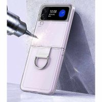Ốp lưng cứng trong suốt Samsung Z Flip 4 phụ kiện nhập khẩu tinh tế cho người dùng hiện đại