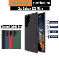 Ốp lưng Nillkin Super Frosted Shield Pro mặt sần cho Samsung S23 Ultra hàng nhập khẩu bền đẹp chắc chắn