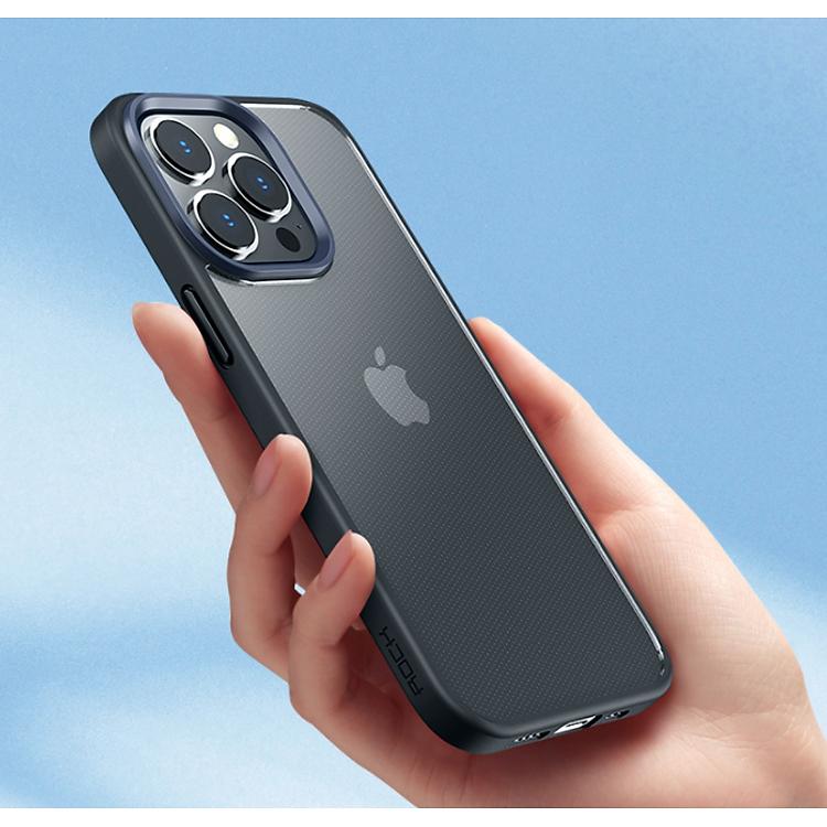 Ốp lưng ROCK Guard Hybrid Glass dành cho iPhone 13 Pro Max chống sốc hoàn hảo hàng nhập khẩu nguyên hộp