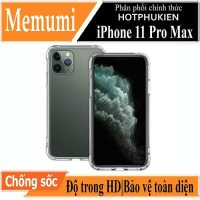 Ốp lưng trong suốt Memumi Glitter cho iPhone 11 Pro Max bảo vệ toàn diện siêu mỏng