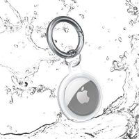 Ốp Silicone TPU Trong Suốt KAI Cho Apple AirTag Loại Hai Mặt Bảo Vệ Thiết Bị Toàn Diện
