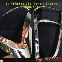 Ốp trang trí viền đèn pha hậu Toyota Innova 2009-2011 mang lại vẻ ngoài mới mẻ và ấn tượng