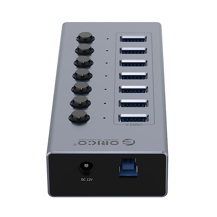 ORICO BT2U3-7AB-GY Bộ Chia USB HUB 7 Cổng 3.0 Hàng Chính Hãng Thiết Kế Tinh Tế Chắc Chắn