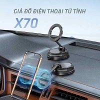 Phụ kiện K007 hít nam châm chân không cao cấp xoay 360 độ cho xe hơi và bàn làm việc