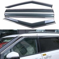 Phụ kiện ngoại thất Kia Carnival vè che mưa mạ crom bền đẹp theo thời gian sử dụng