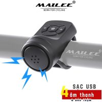 Phụ kiện xe đạp Mai Lee EH-03 còi chuông 120dB sạc USB chống trộm an toàn tuyệt đối