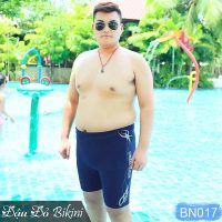 Quần bơi nam big size BN017 size lớn đến 125kg thun bơi lạnh dày dặn vận động linh hoạt