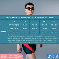 Quần bơi nam big size BN019 dáng ngắn ôm gọn thoải mái chất vải cao cấp cho người 125kg