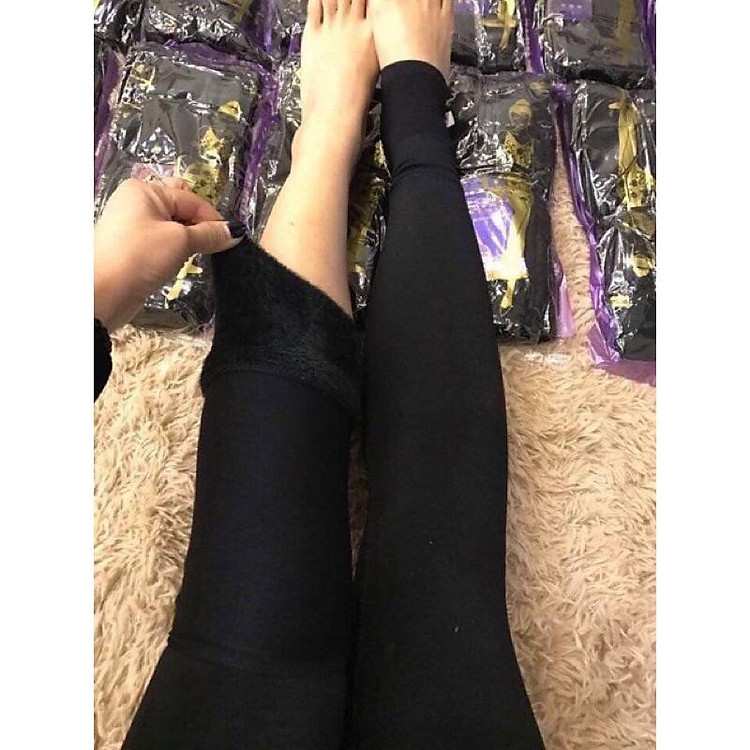 Quần legging lót lông nữ mùa đông loại 1 mềm mịn an toàn cho làn da