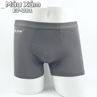 Quần lót nam Boxer màu xám thun co giãn 4 chiều đảm bảo thoáng khí cả ngày