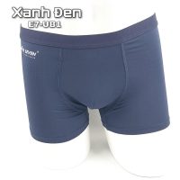 Quần lót nam Boxer xanh đen chất lượng cao lưng thun nhỏ thoáng khí tuyệt đối