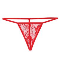 Quần lót ren đỏ xuyên thấu thiết kế chữ V mang lại sự thoải mái và vẻ sexy