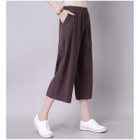 Quần lửng ống rộng nữ Nesa Shop chất đũi nhập loại một cao cấp siêu mịn mát mẻ