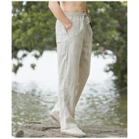 Quần nam đũi linen đi biển tôn dáng cực chuẩn cho nam giới sành điệu hiện nay