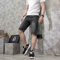 Quần short jeans nam MĐ Q110 xám đậm chất vải denim cao cấp mang đậm cá tính