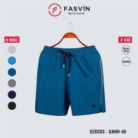 Quần short thể thao Fasvin S20203.HN mang đến trải nghiệm vận động tự do không lo gò bó