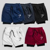 Quần tập gym nam 2 lớp DO GYM SHOP thun lỗ kim độ đàn hồi cao cho sải chân linh hoạt