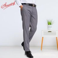 Quần tây nam Amazing cao cấp dáng suông không ly truyền thống giải pháp thời trang công sở ưu việt