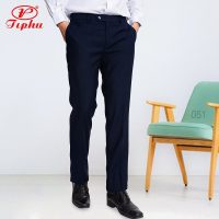 Quần tây nam Amazing màu đen xanh đen thiết kế công sở truyền thống ống đứng không ly cao cấp