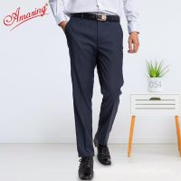 Quần tây nam Amazing ống suông không ly chuẩn form công sở truyền thống đủ size lớn nhỏ