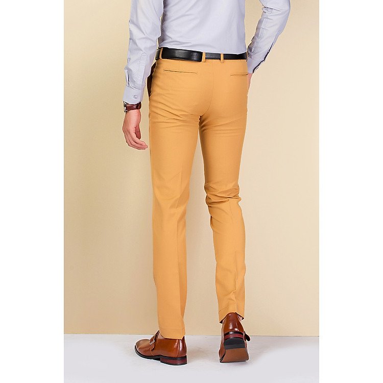 Quần Tây Nam Titishop AVN194 Màu Kem Giải Pháp Hoàn Hảo Cho Trang Phục Hằng Ngày