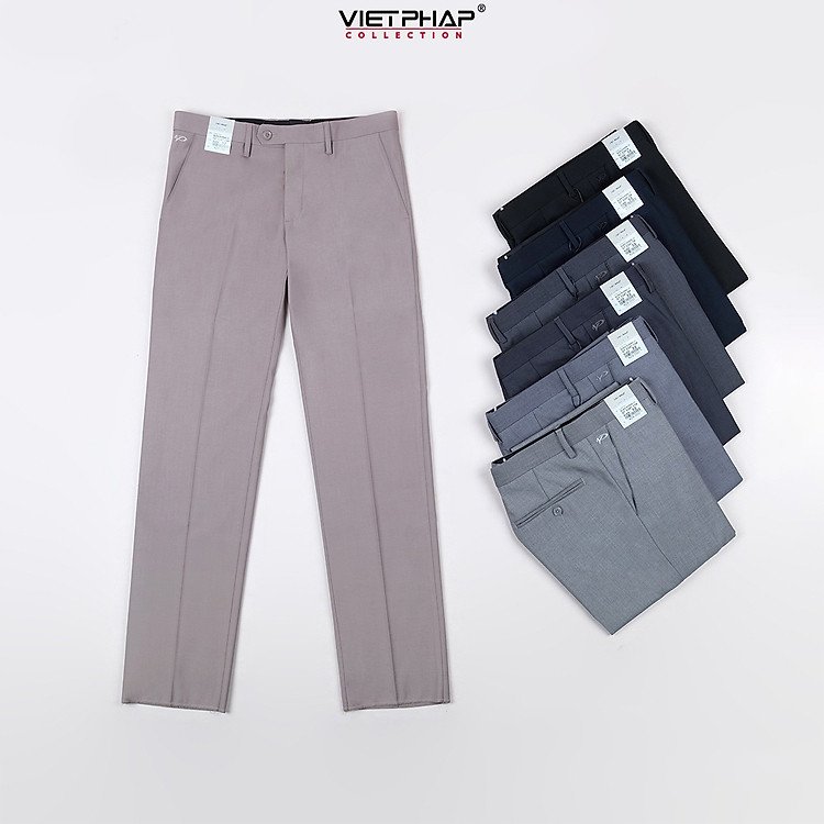 Quần Tây Nam Việt Pháp Classic Không Ly Chất Liệu Cao Cấp Chống Nhăn Mã Số 2347