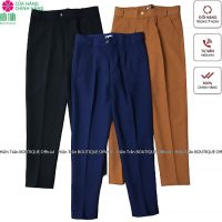 Quần tây nữ cơ bản Hiền Trần Boutique chất vải mềm mại ba màu thời trang form dáng cực chuẩn