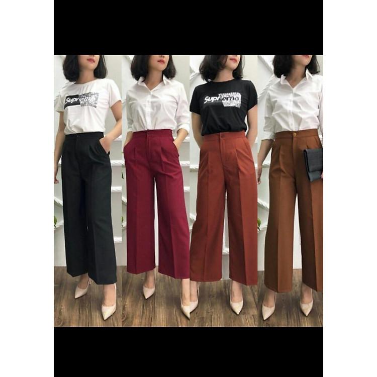 Quần tây ống rộng món đồ không thể thiếu trong tủ quần áo của những tín đồ đam mê thời trang