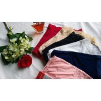 Sản phẩm combo 5 quần váy trơn chân ren cotton lụa chất lượng tiêu chuẩn xuất khẩu