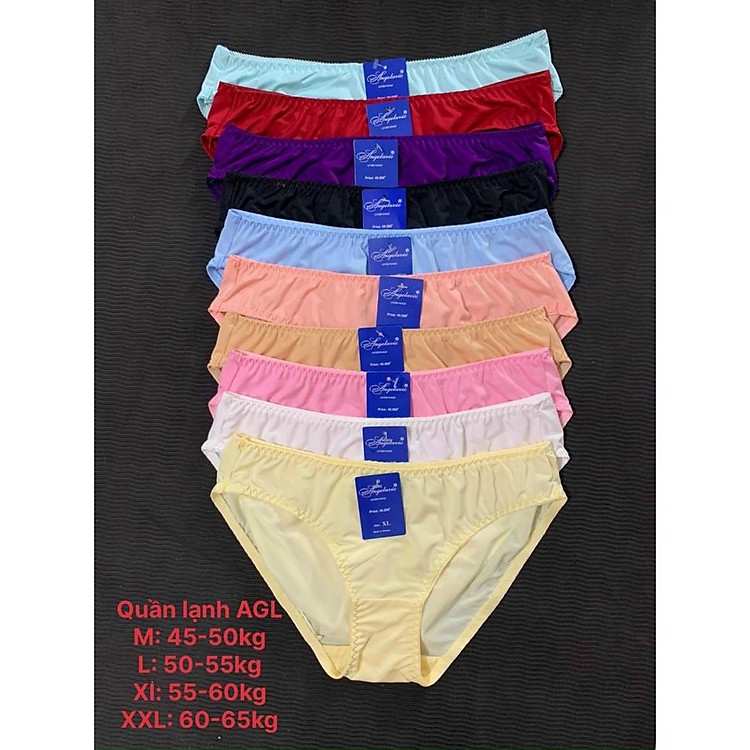 Sét 5 quần lót thun lạnh cao cấp Việt Nam thiết kế không đường viền thoải mái vận động