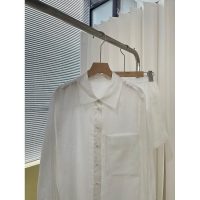 Set linen nữ tiểu thư BV08 áo sơ mi có túi kết hợp quần dài ống suông sang trọng