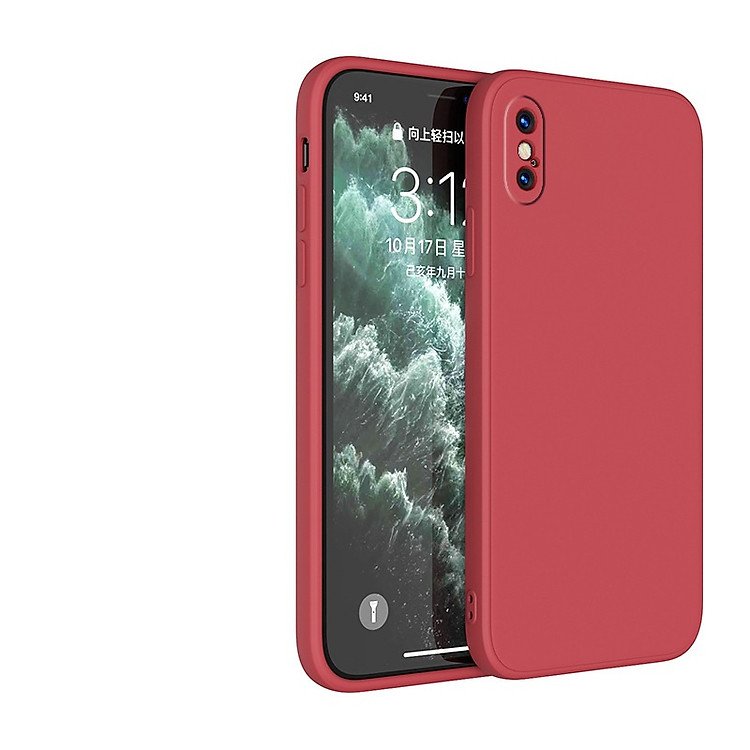 Silicon case iPhone Xs Max bảo vệ camera hiệu quả bề mặt siêu mịn màng