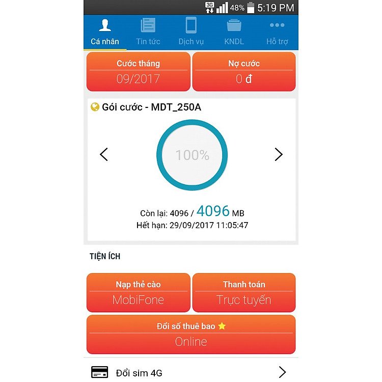 SIM 4G Mobifone MDT250A Trọn Gói 1 Năm Tốc Độ Ổn Định Phù Hợp Mọi Thiết Bị
