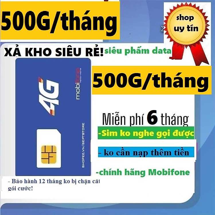 Sim data 4G Mobifone chính hãng lựa chọn tối ưu cho người dùng cần truy cập mạng thường xuyên