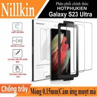 Sở hữu cặp tấm dán màn hình Nillkin cho Samsung Galaxy S23 Ultra mỏng 0.23mm bảo vệ toàn diện