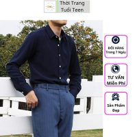 Sơ mi lụa tay dài dáng rộng phong cách Hàn Quốc hiện đại cho nam và nữ