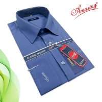 Sơ mi nam Amazing form rộng dáng suông đuôi tôm thời trang công sở cao cấp dành riêng cho quý ông