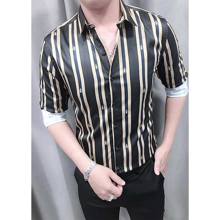 Sơ mi nam họa tiết TITISHOP SM28 xu hướng thời trang mới nhất dành cho đàn ông hiện đại