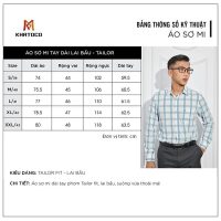 Sơ mi nam Khatoco A1MD498T1 tay dài màu trắng gân đẳng cấp thời trang nam giới