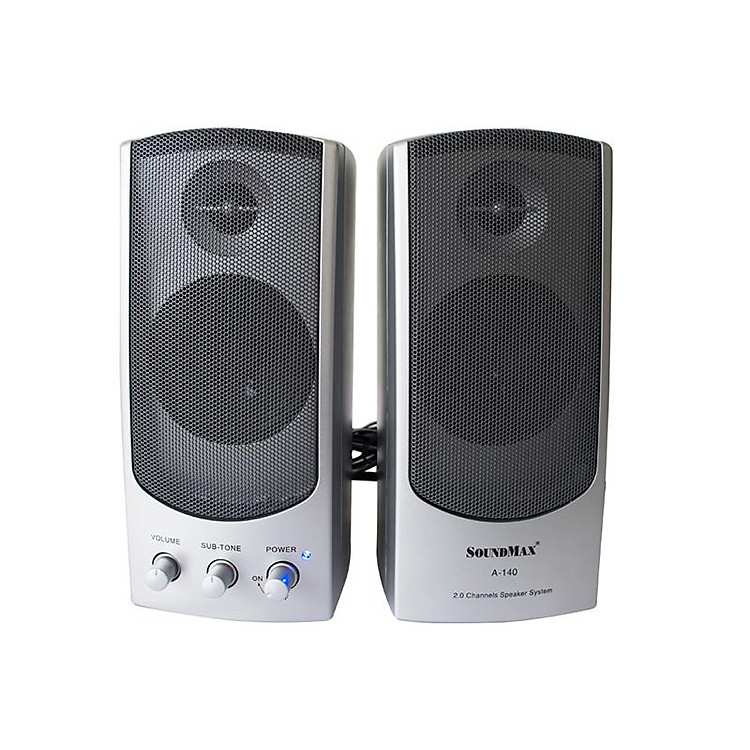SoundMax A140 loa 2.0 công suất 10W âm thanh chi tiết trung thực cho mọi loại nhạc